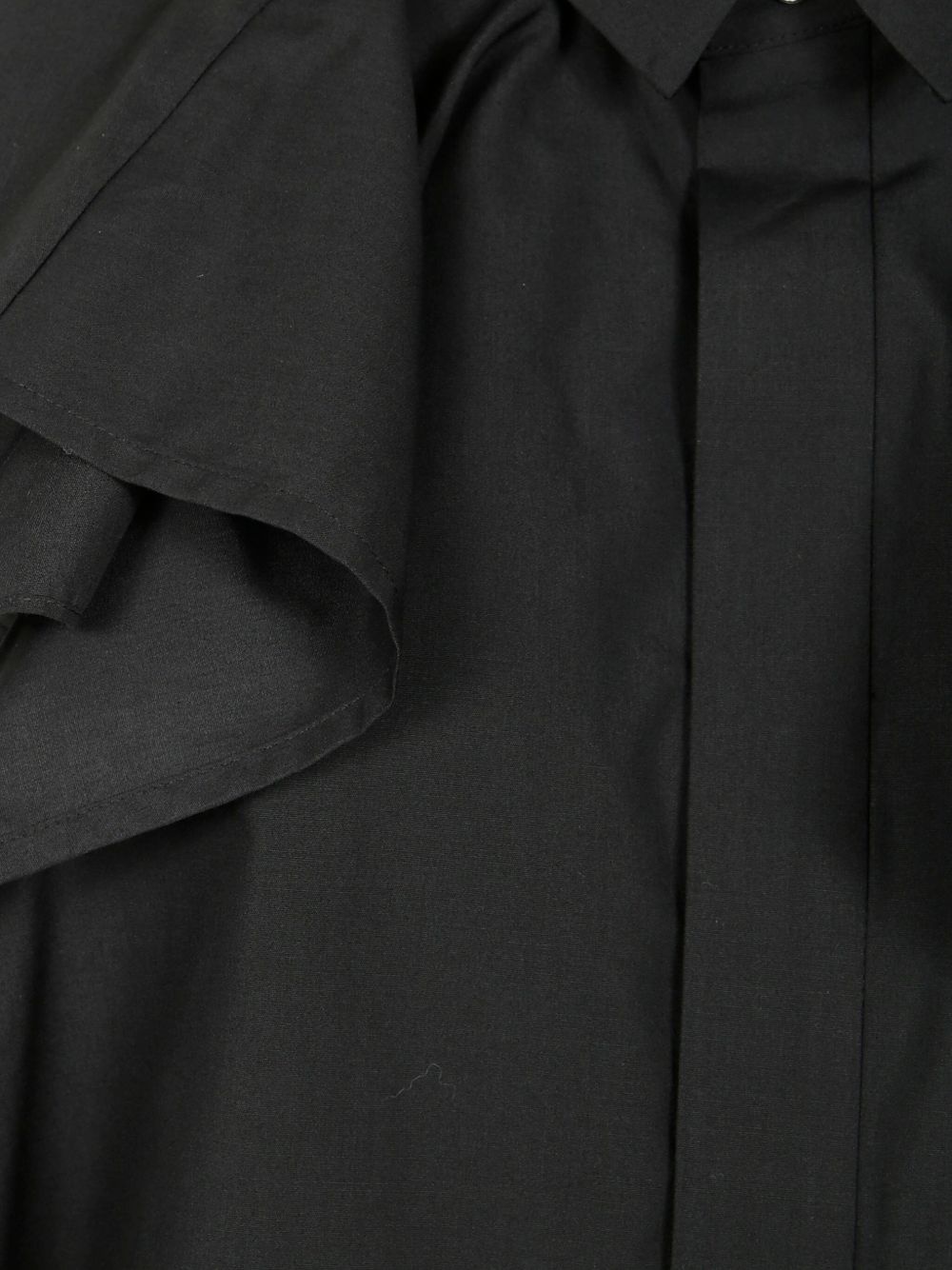 ruffle-detail shirt dress - 3