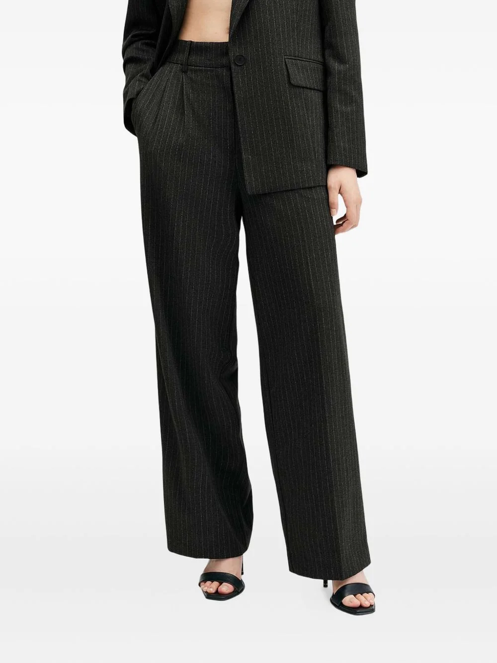 Averie pinstripe pleated trousers - 1
