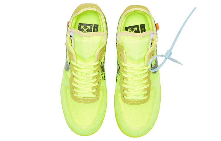 Nike Off-White x Air Force 1 Low 'Volt' AO4606-700 - 4