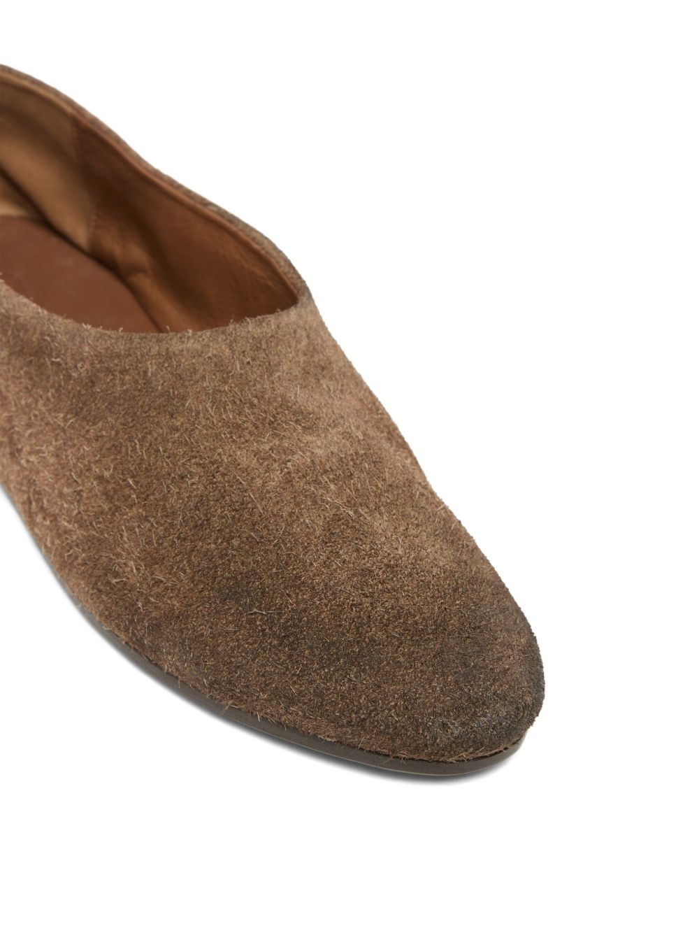 suede almond-toe loafers - 4