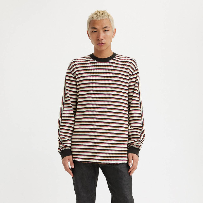 LONG SLEEVE RELAXED FIT THERMAL SHIRT 2