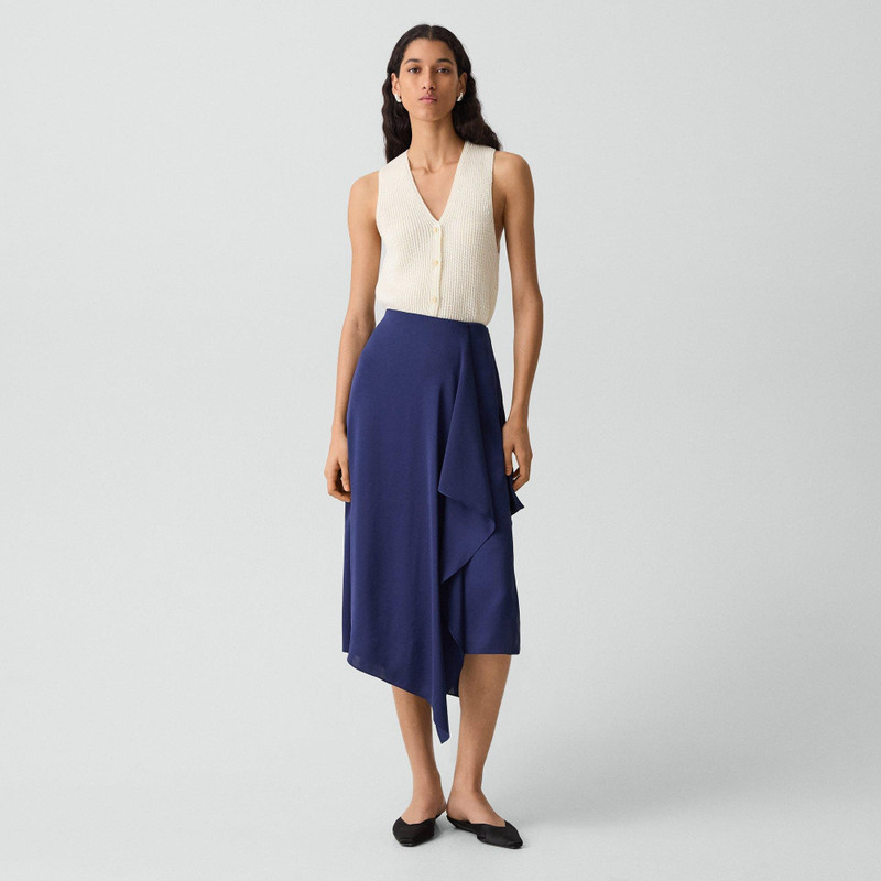 Theory Sweater Vest in Ribbed Cotton outlook
