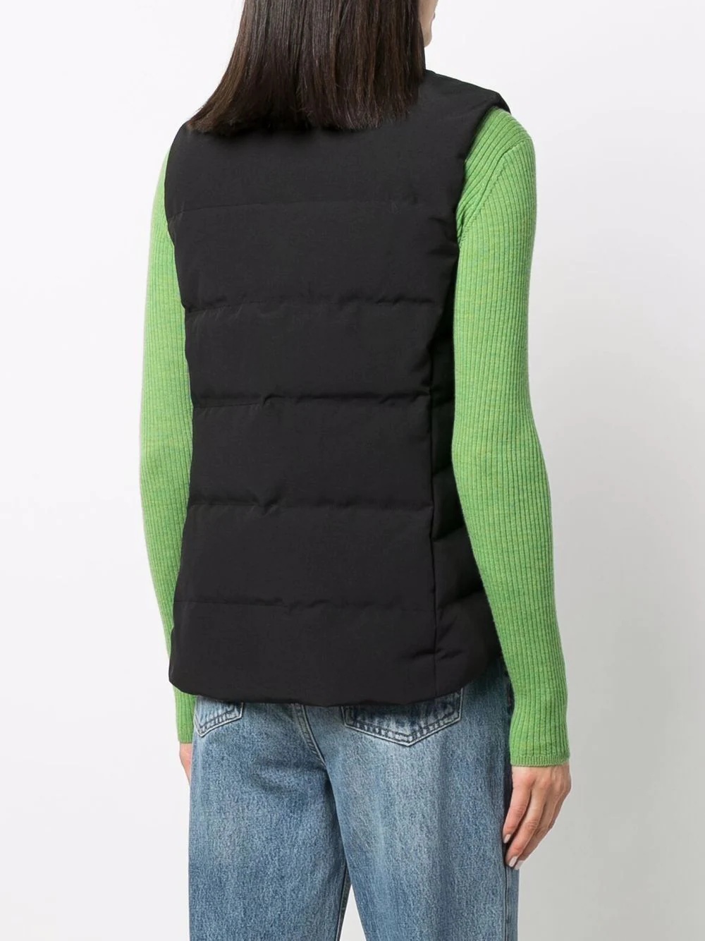 feather-down padded gilet - 4
