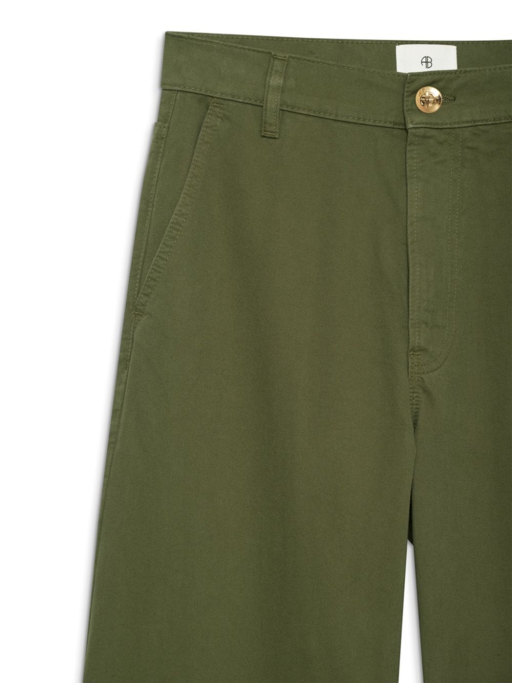 Briley curved-seam twill trousers - 4