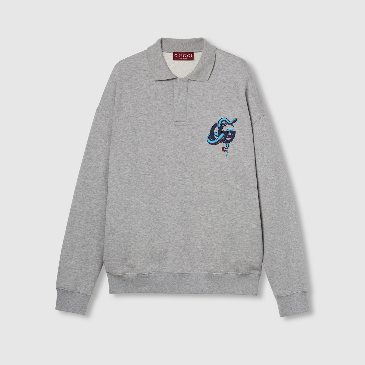 Printed cotton jersey sweatshirt - 1