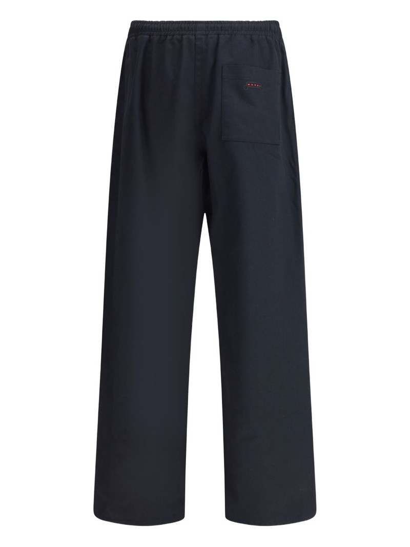 Marni logo-patch trousers outlook