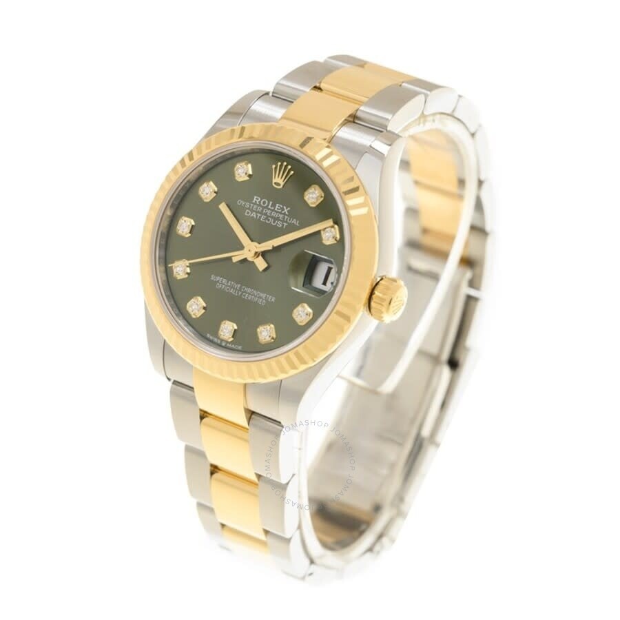 Rolex Datejust 31 Automatic Diamond Green Dial Ladies Watch 278273GNDO - 4