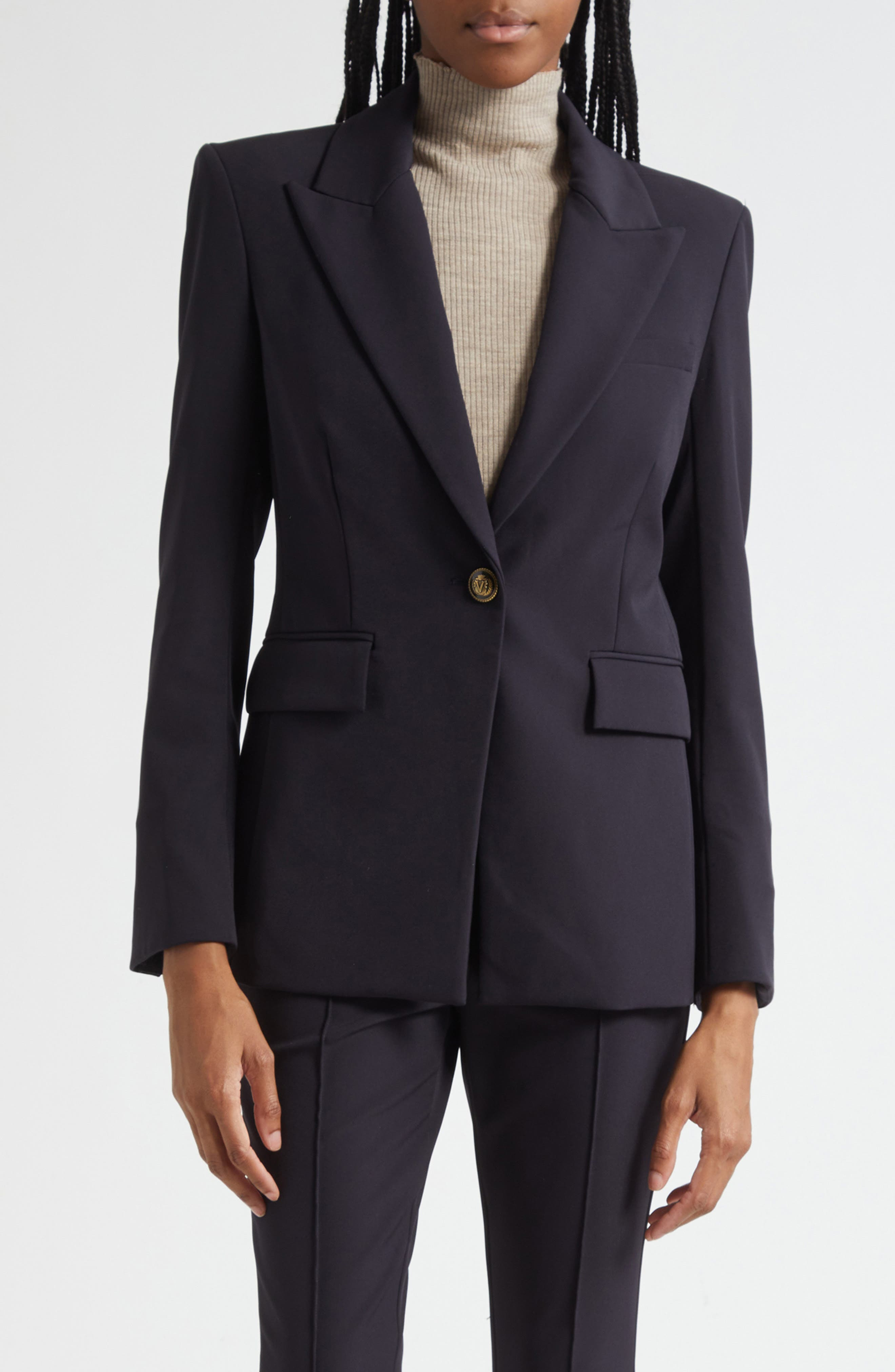 Veronica Beard Naira Dickey Jacket in Navy at Nordstrom - 2