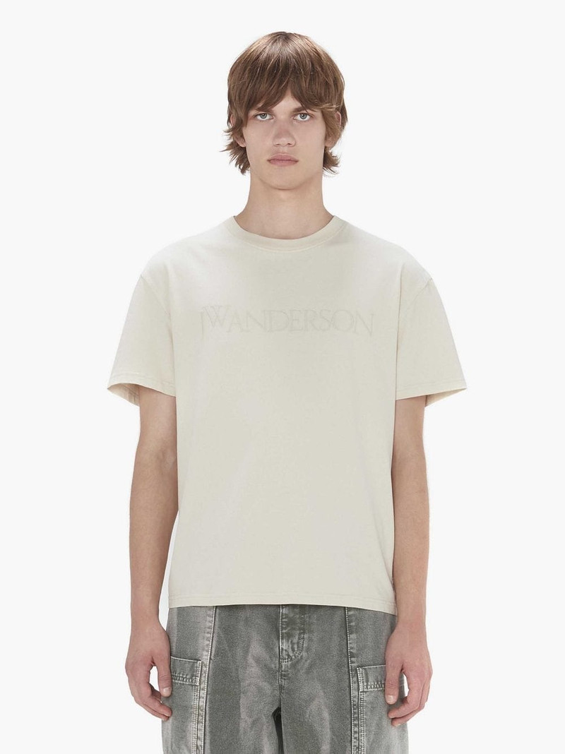 JW Anderson T-SHIRT WITH LOGO EMBROIDERY outlook