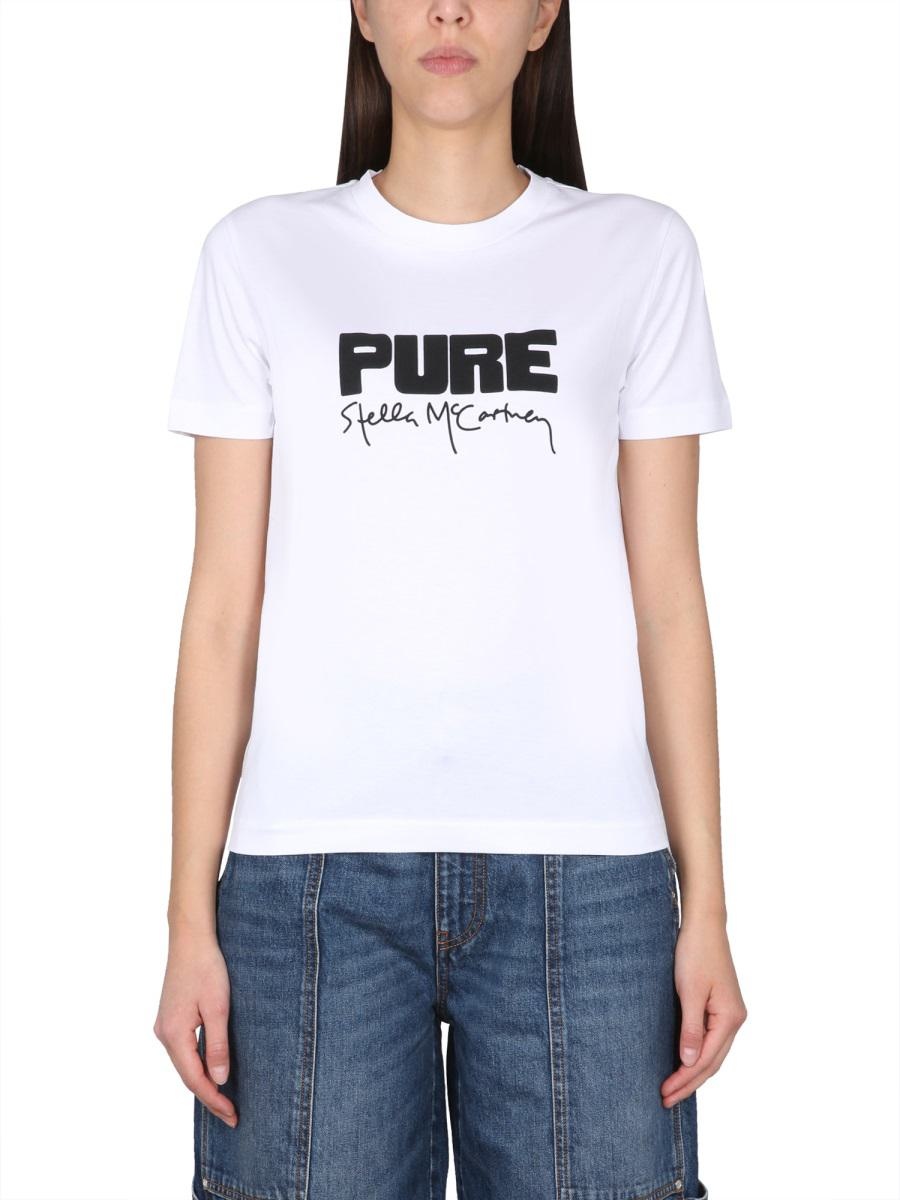 STELLA MCCARTNEY T-SHIRT WITH LOGO - 1