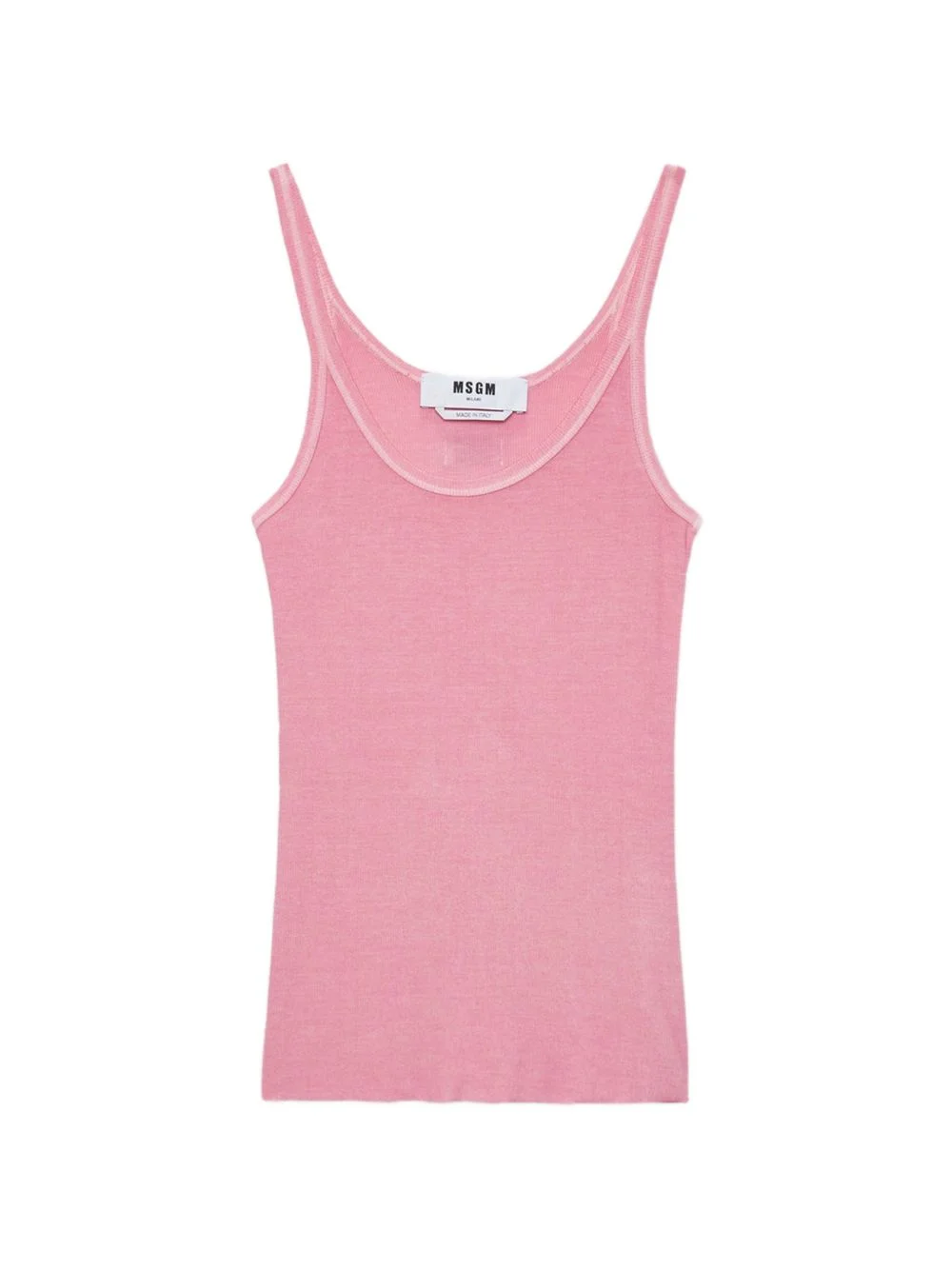 scoop-neck tank top - 1