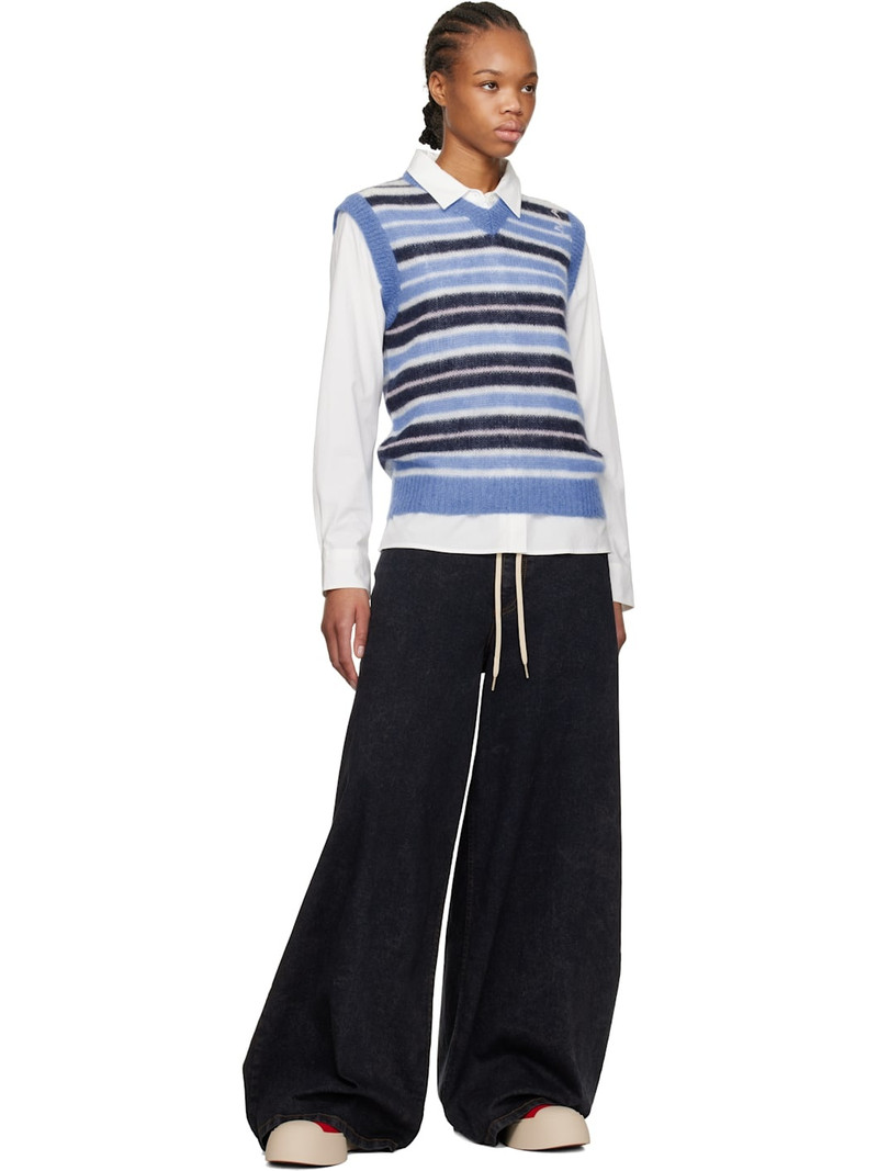 Marni Red Leather Mary Jane Sneakers outlook