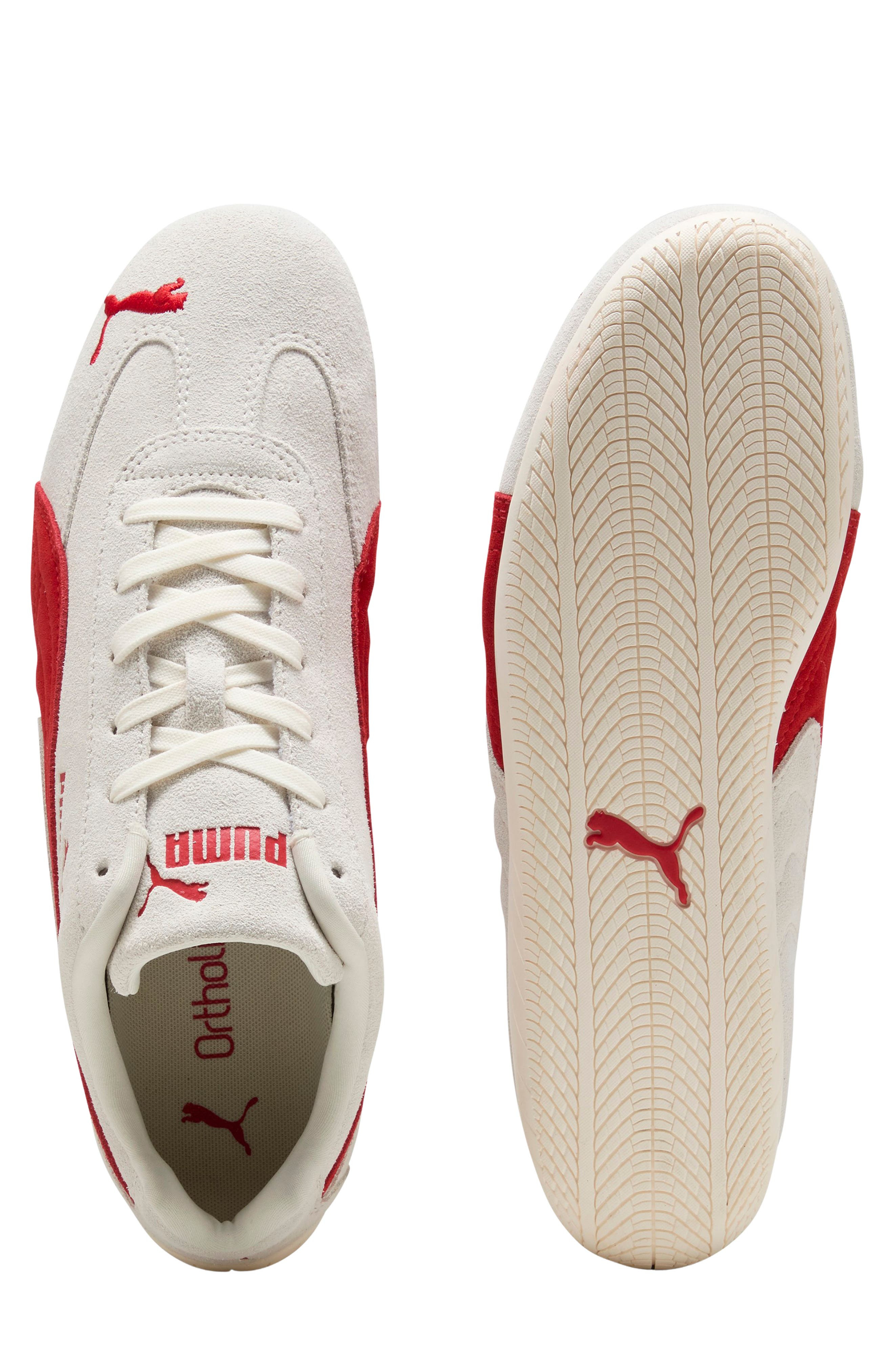 PUMA Speedcat OG Sneaker in Vapor Gray/For All Time Red at Nordstrom - 5