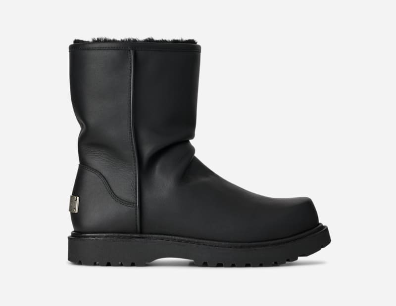 ® Willy Chavarria Relaxed Sheepskin in Black 1