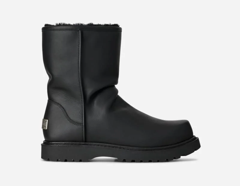 ® Willy Chavarria Relaxed Sheepskin in Black - 1