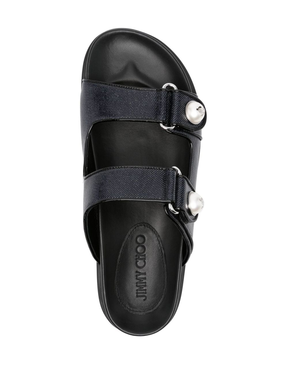 Fayence embellished leather sandals - 4
