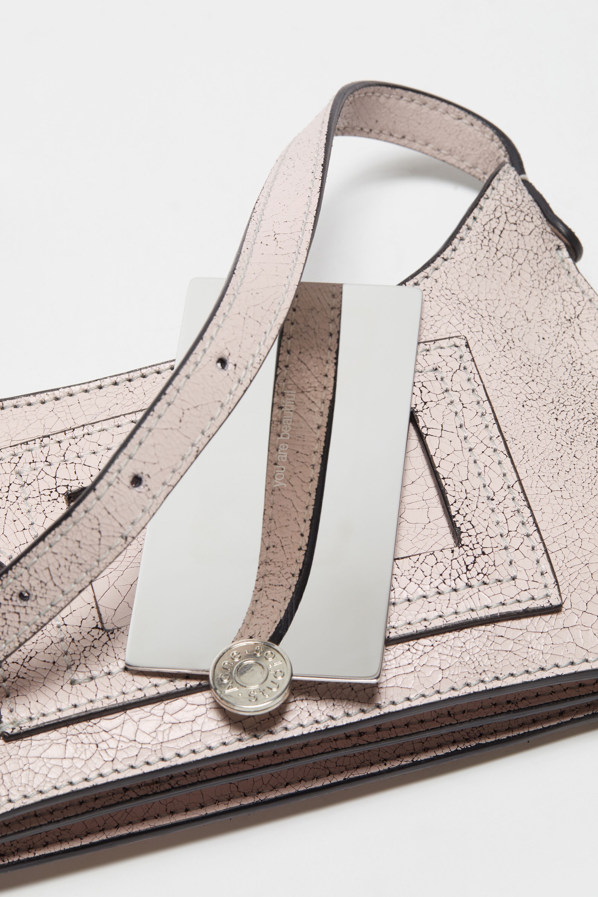 Platt micro shoulder bag - Pastel pink - 5