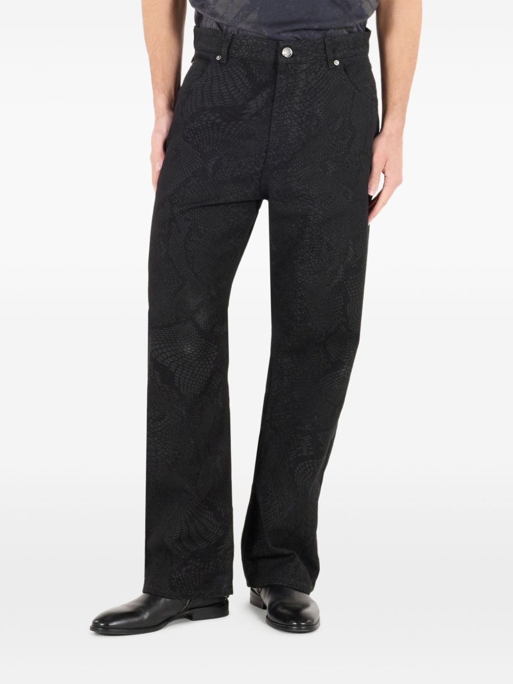 python-print trousers - 2