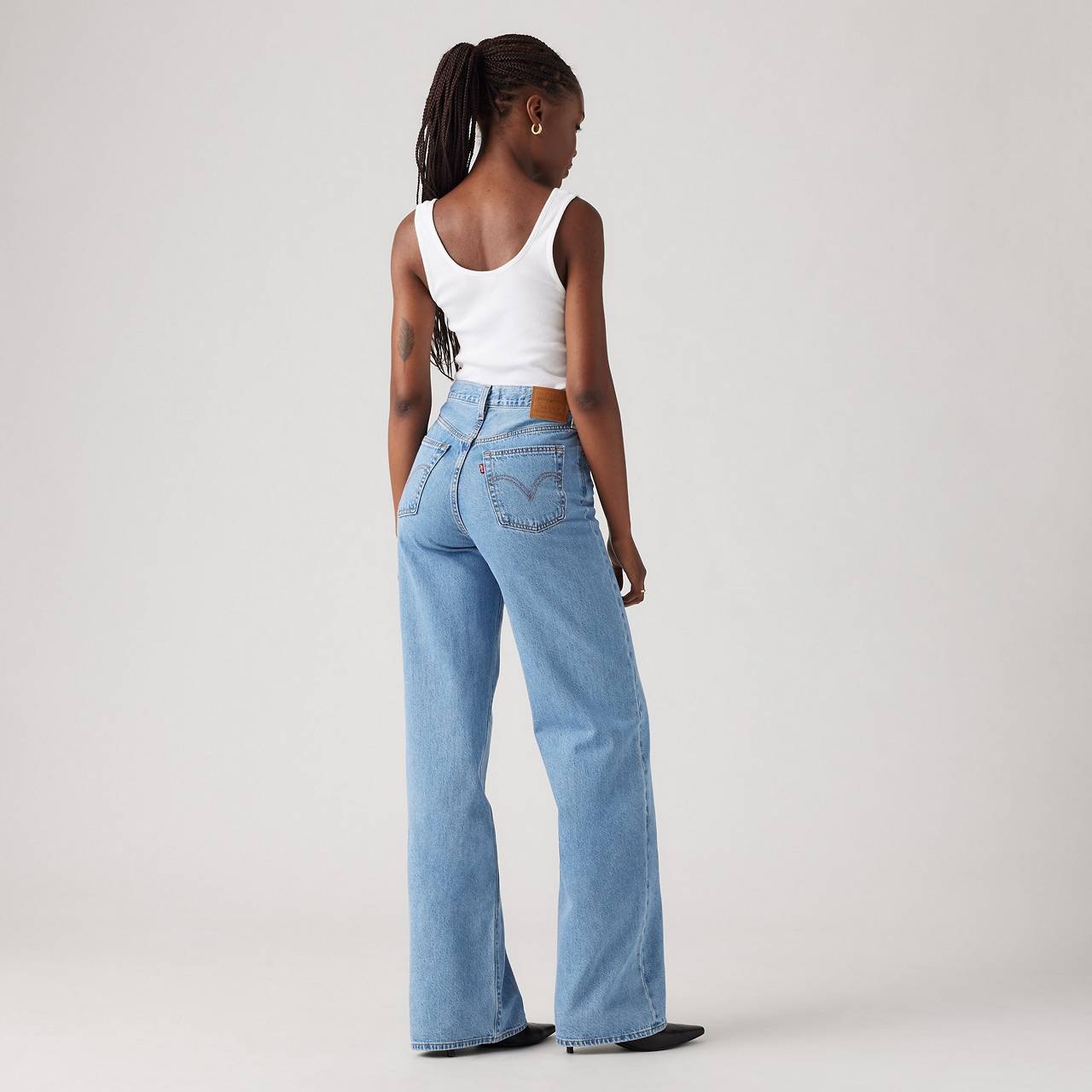 RIBCAGE WIDE LEG WOMEN'S JEANS - 5