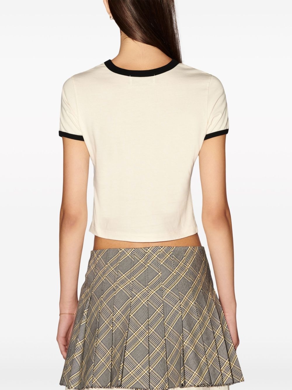 hand-print organic cotton T-shirt - 4
