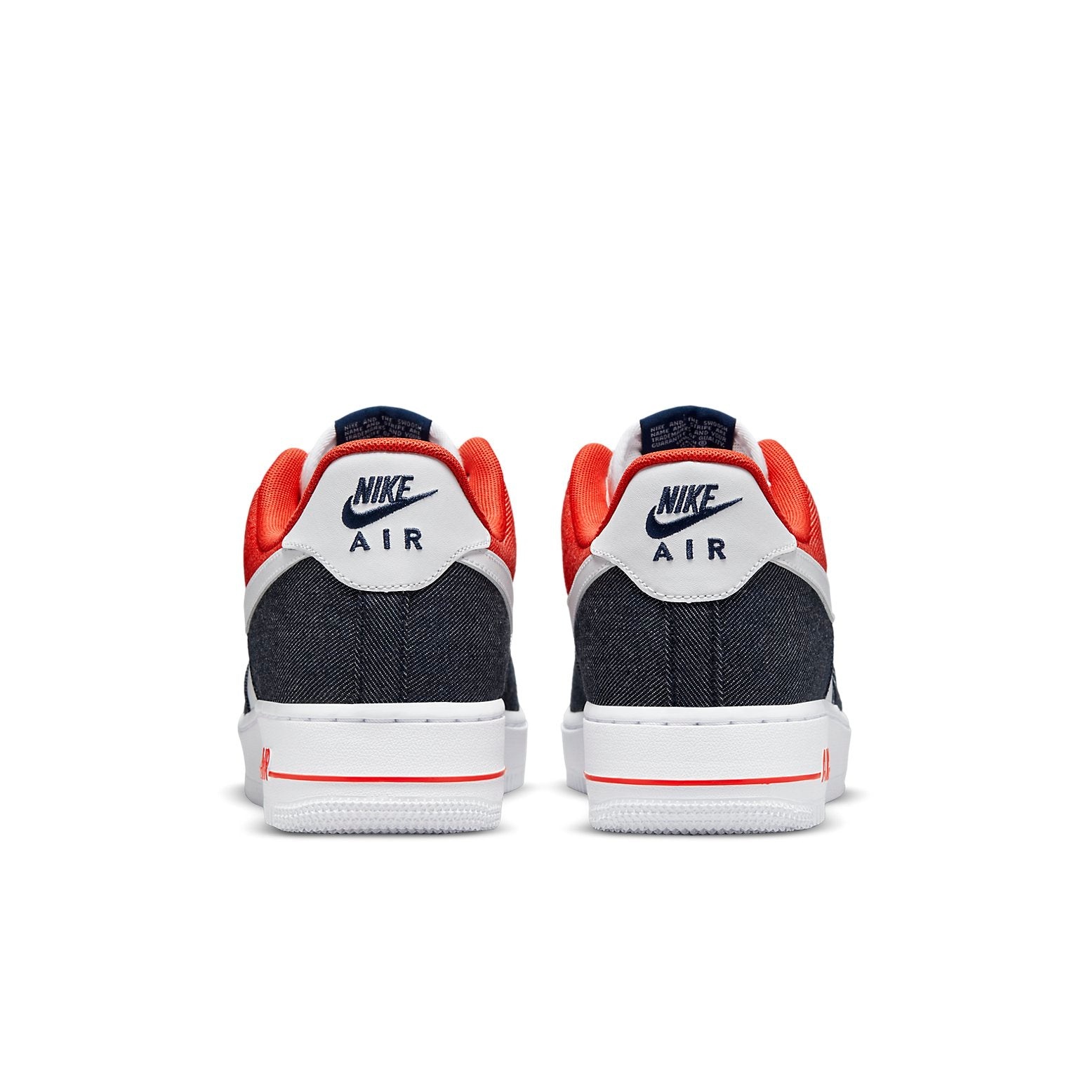 Nike Air Force 1 '07 LX 'White Red Denim' DJ5174-100 - 5