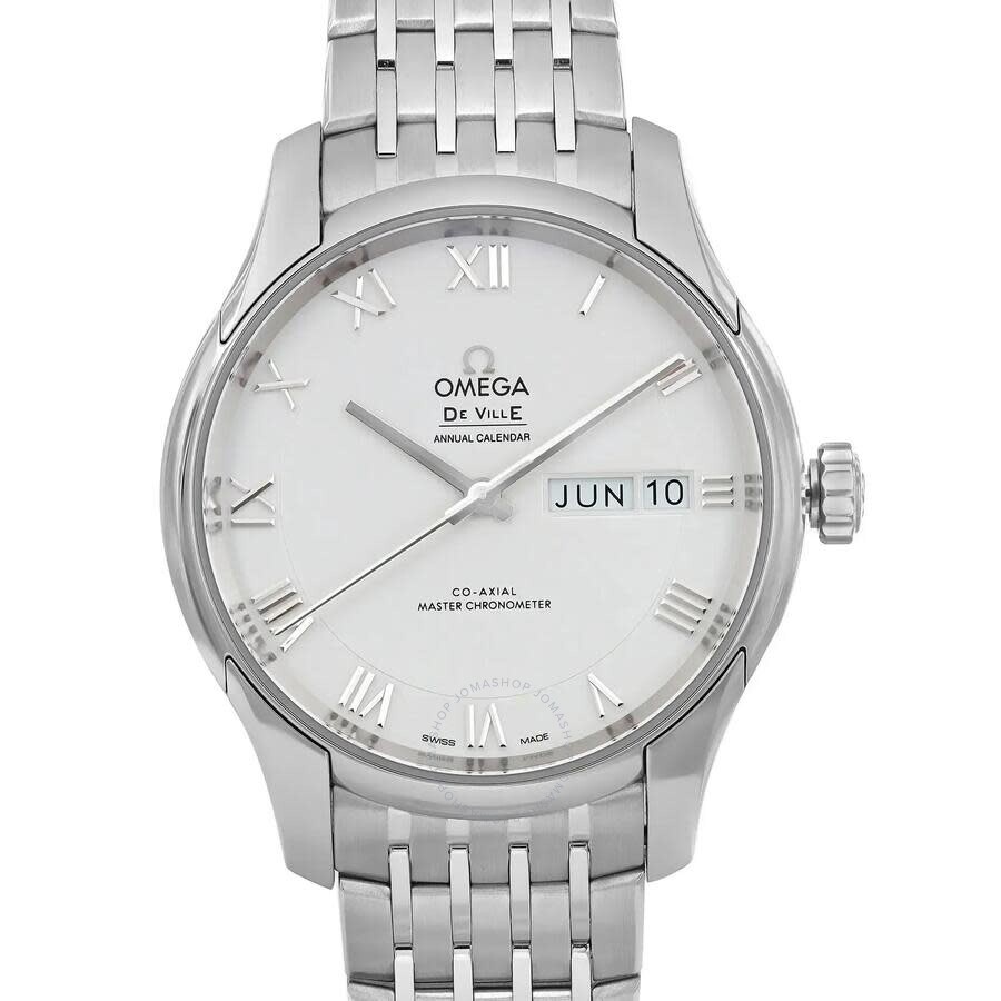 Pre-owned Omega De Ville Automatic Silver Dial Men's Watch 433.10.41.22.02.001 - 2