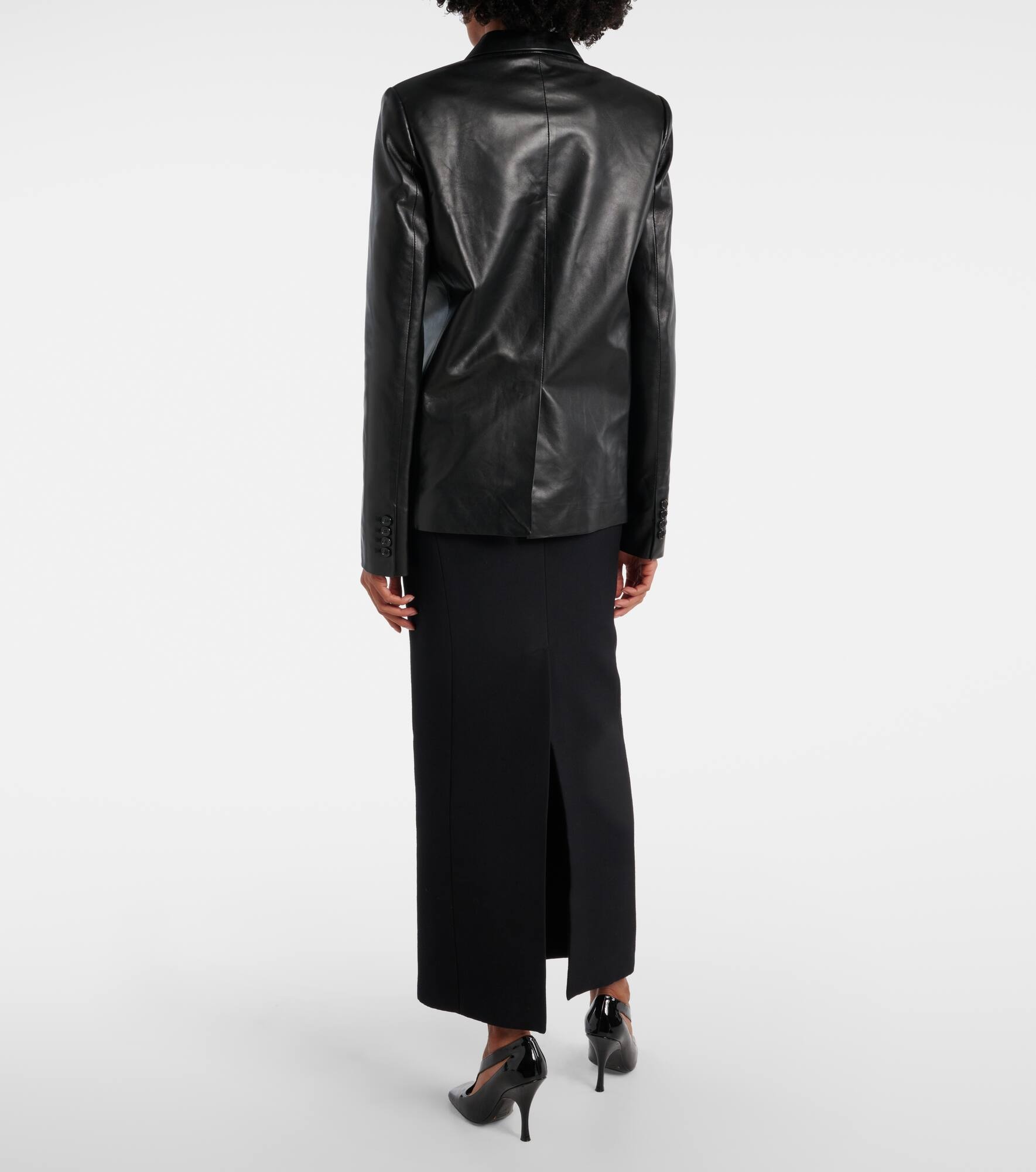 Saraphina leather blazer - 3