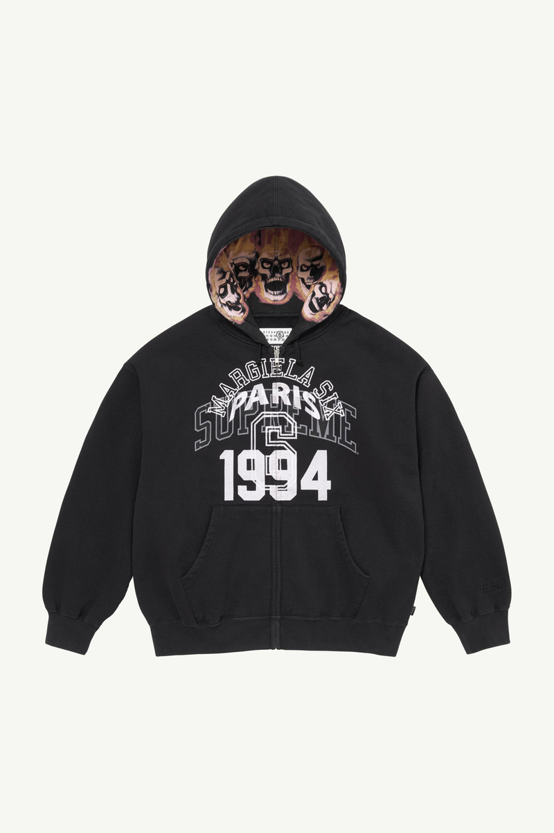 Supreme®/ MM6 Zip Up Hooded Sweatshirt 1