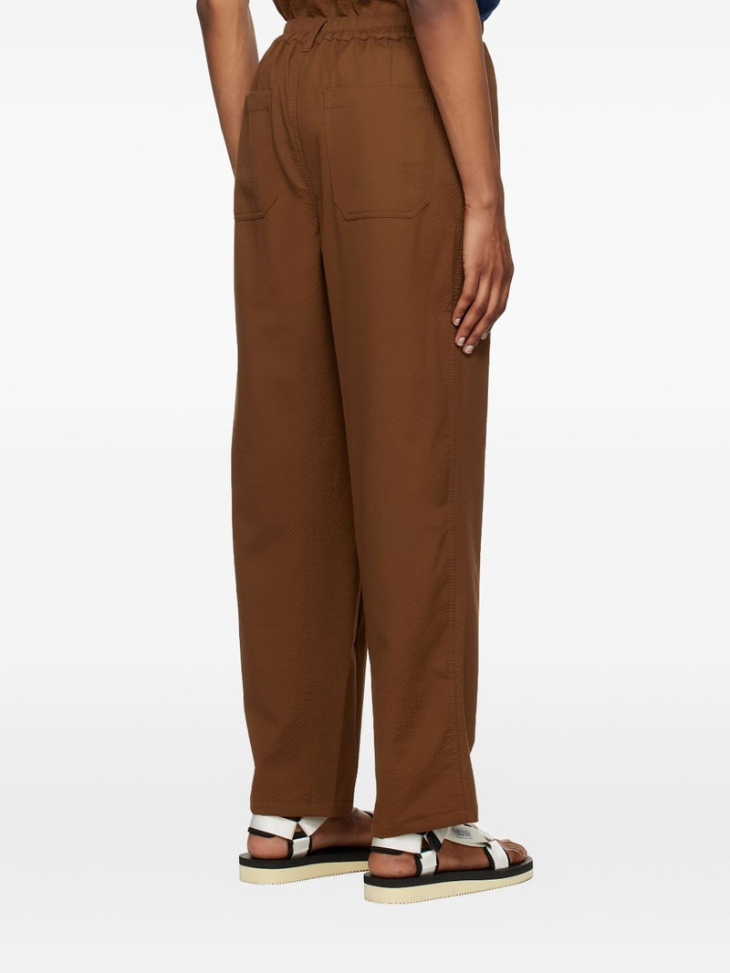 textured stretch-cotton trousers 4