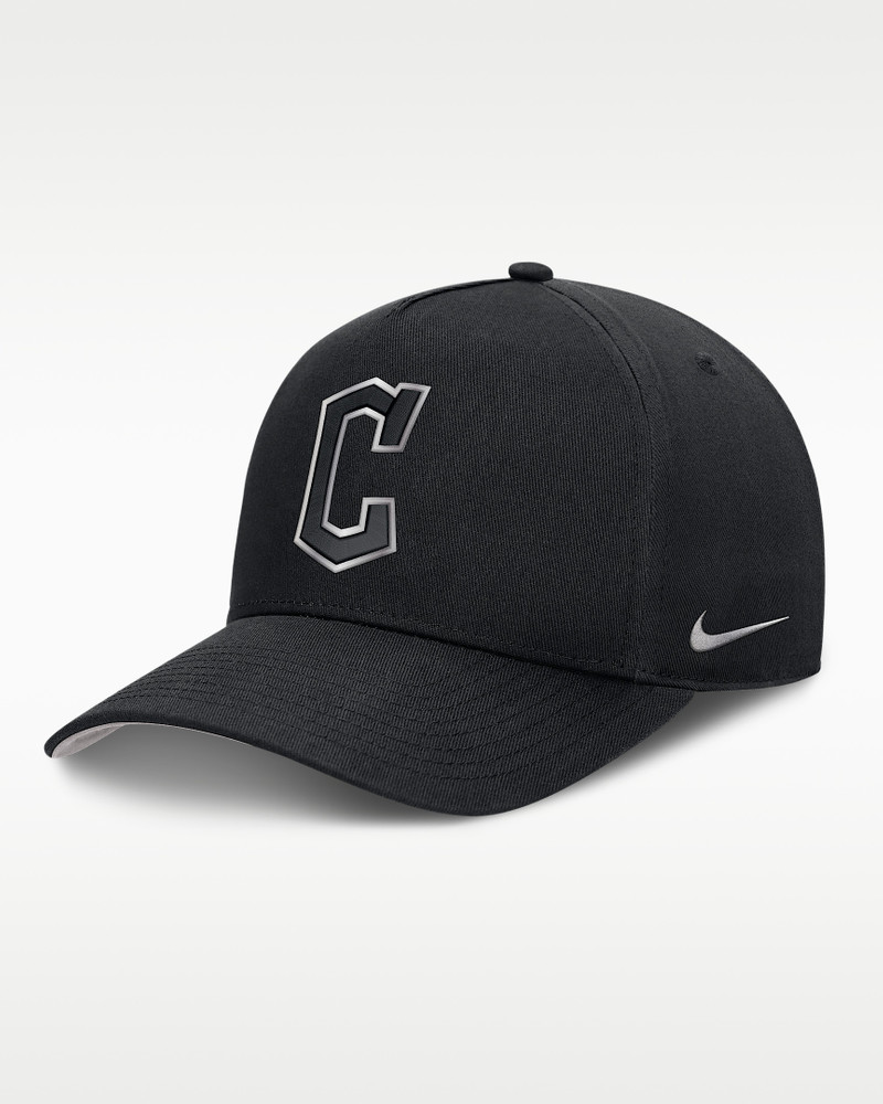 Cleveland Guardians Rise Men's Nike Dri-FIT MLB A-Frame Trucker Adjustable Hat 1
