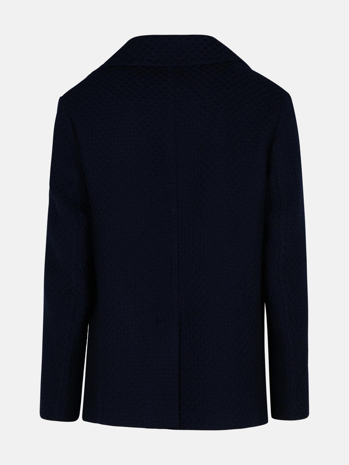 'PEA' BLUE WOOL JACKET - 3