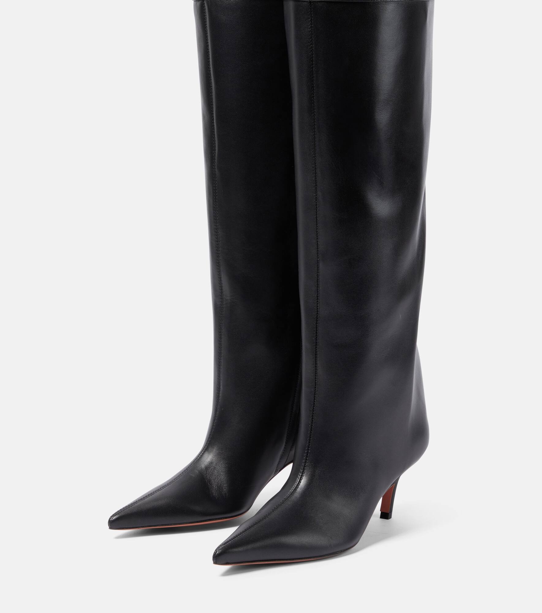 Fiona 60 leather over-the-knee boots - 5