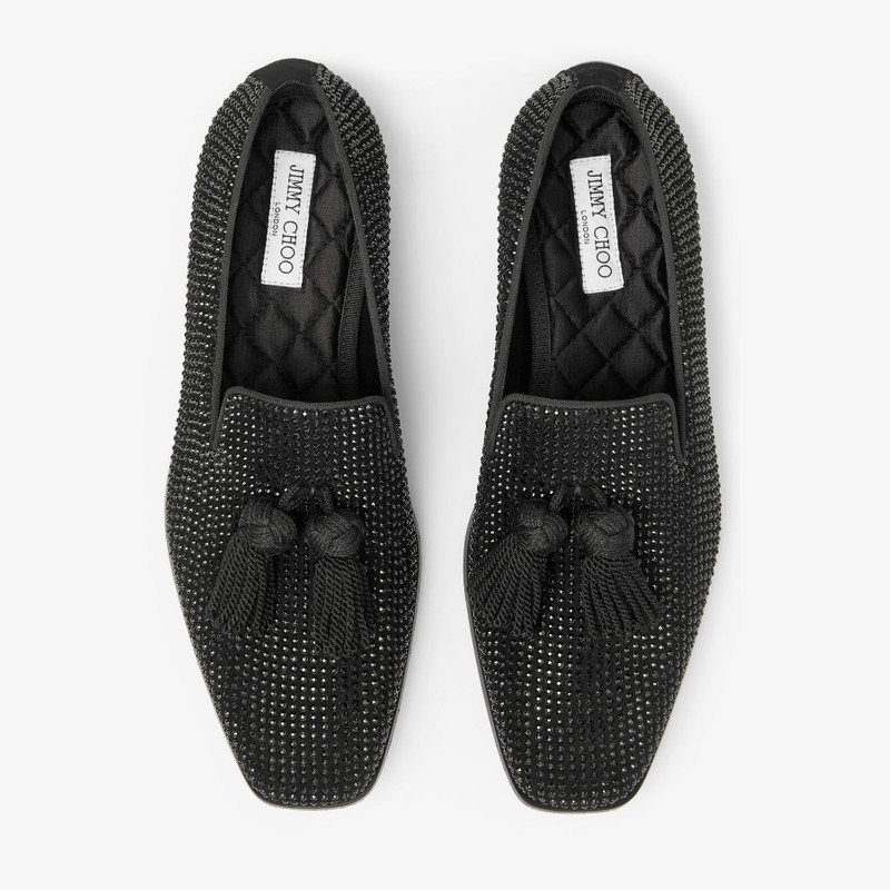 Foxley/m
Black Suede Slippers with Crystals 4