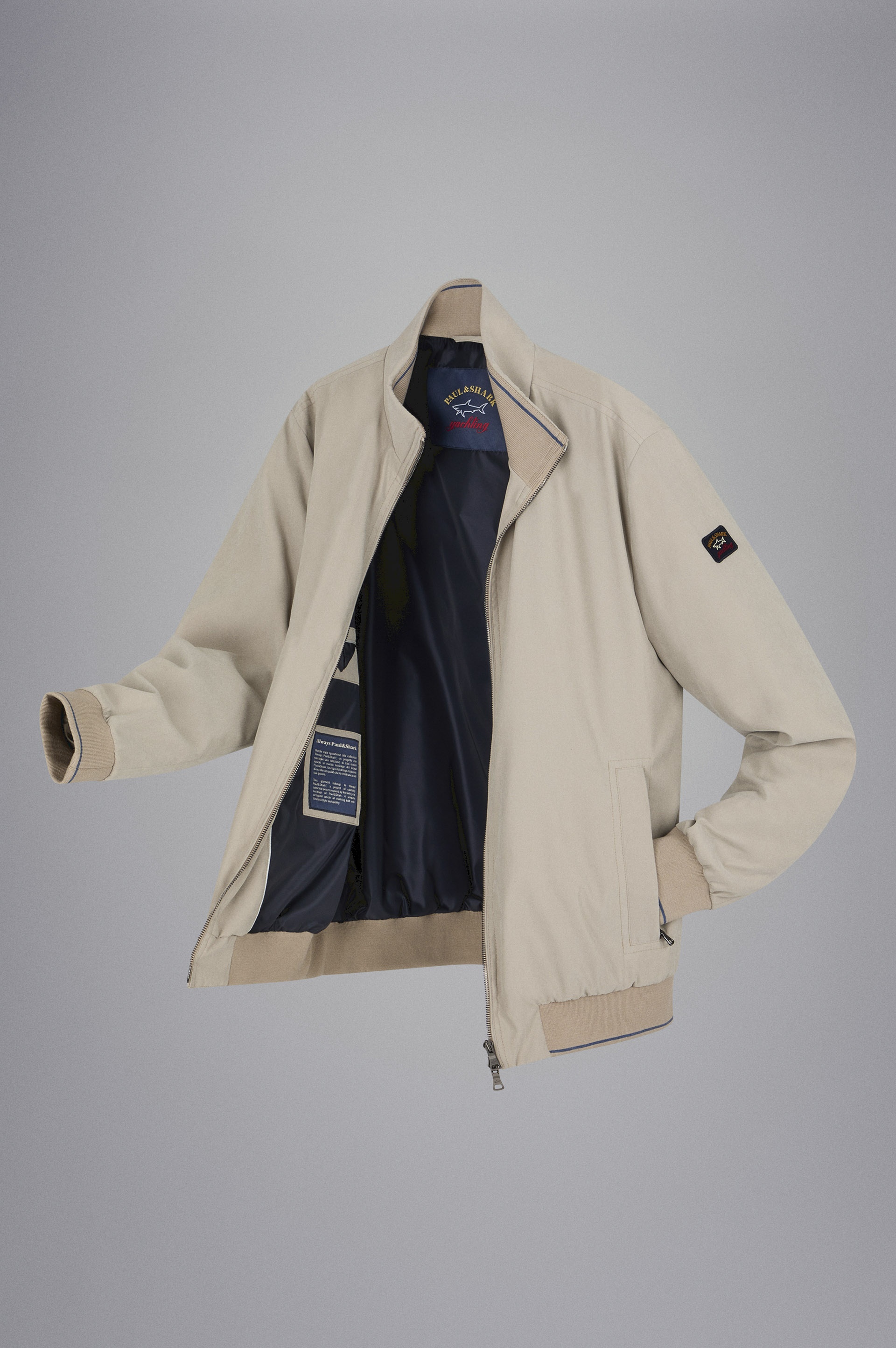 MICROFIBER BLOUSON WITH ICONIC BADGE - 6
