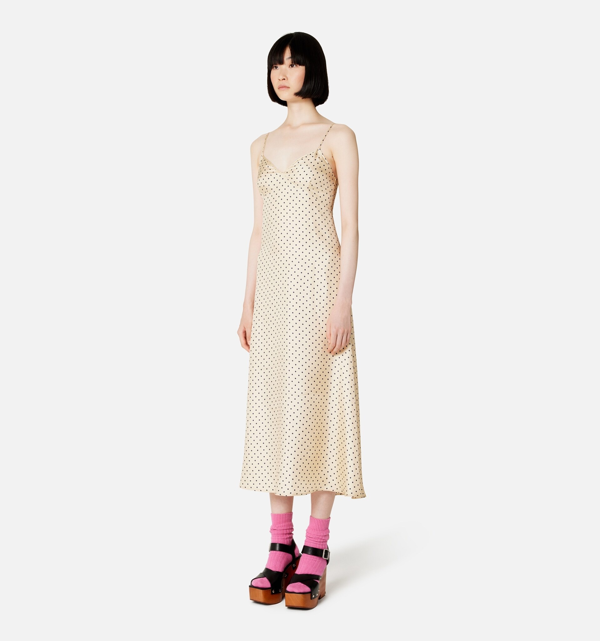 V Neck Long Dress - 3