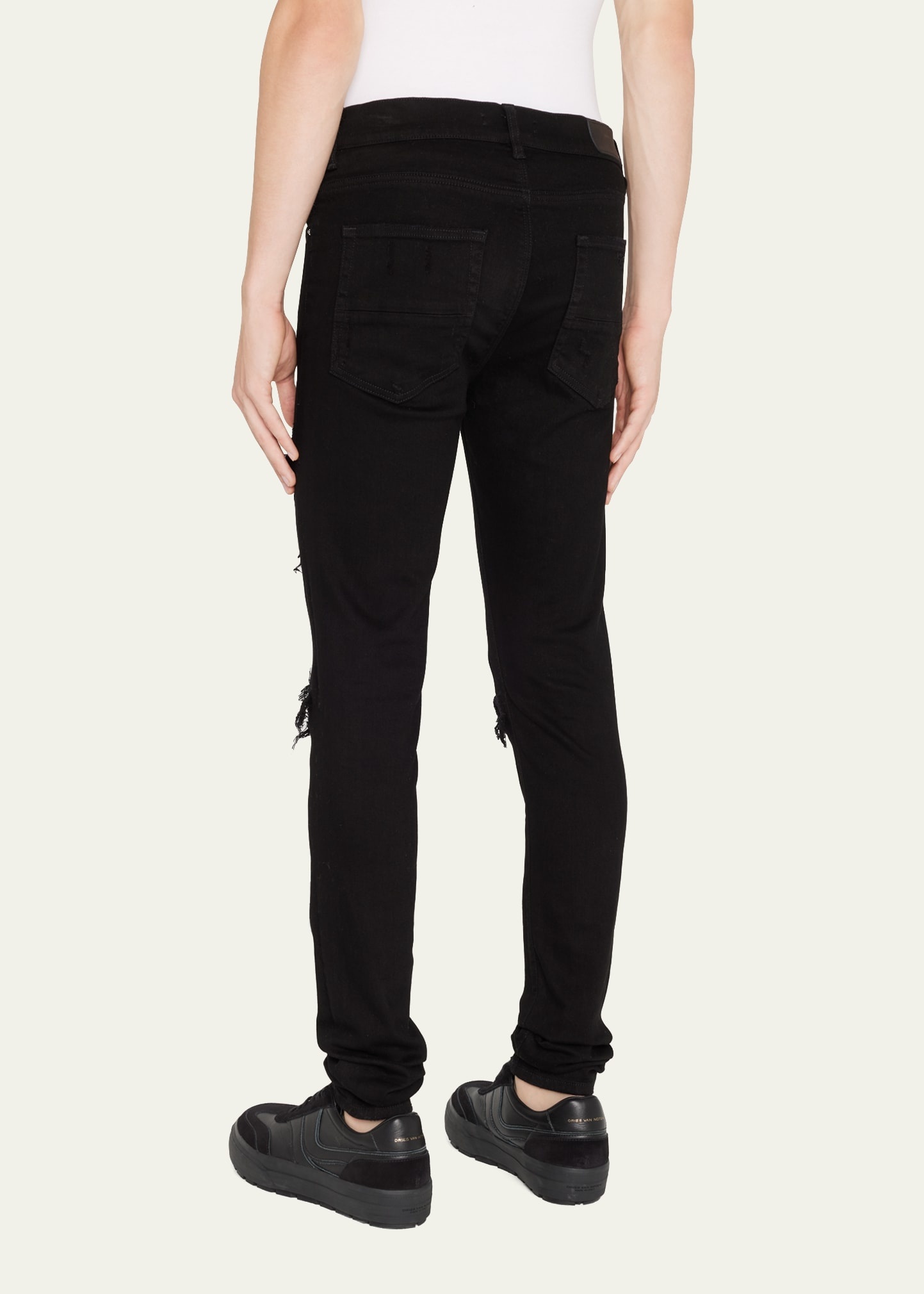 Men's MX1 Destroyed Skinny Jeans - 3