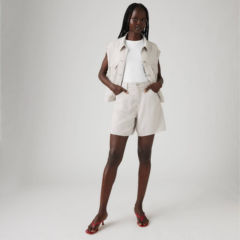Levi's HIGH RISE BAGGY LINEN BLEND LIGHTWEIGHT WOMEN'S SHORTS outlook