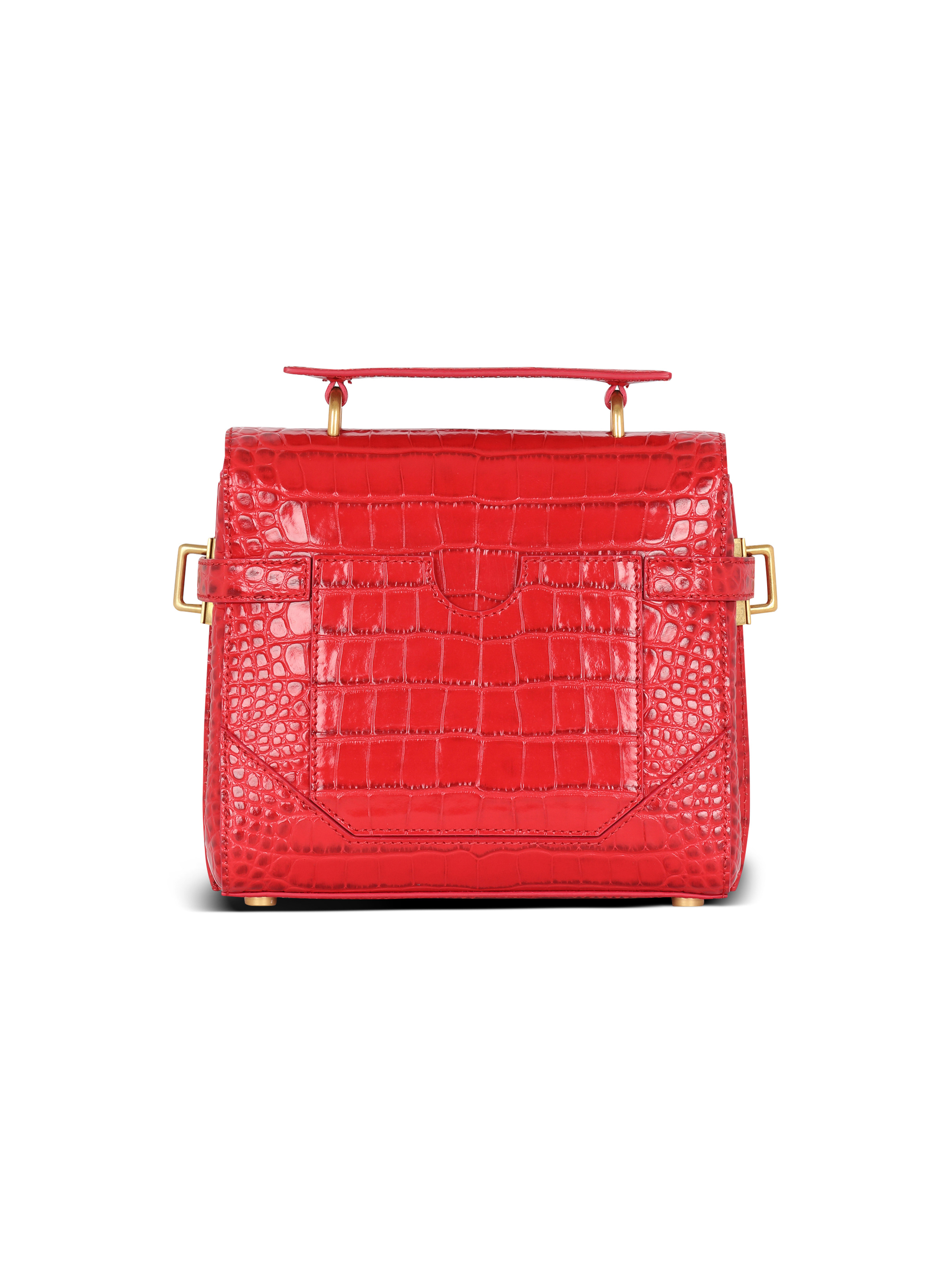 B-Buzz 23 bag in crocodile-print leather - 4