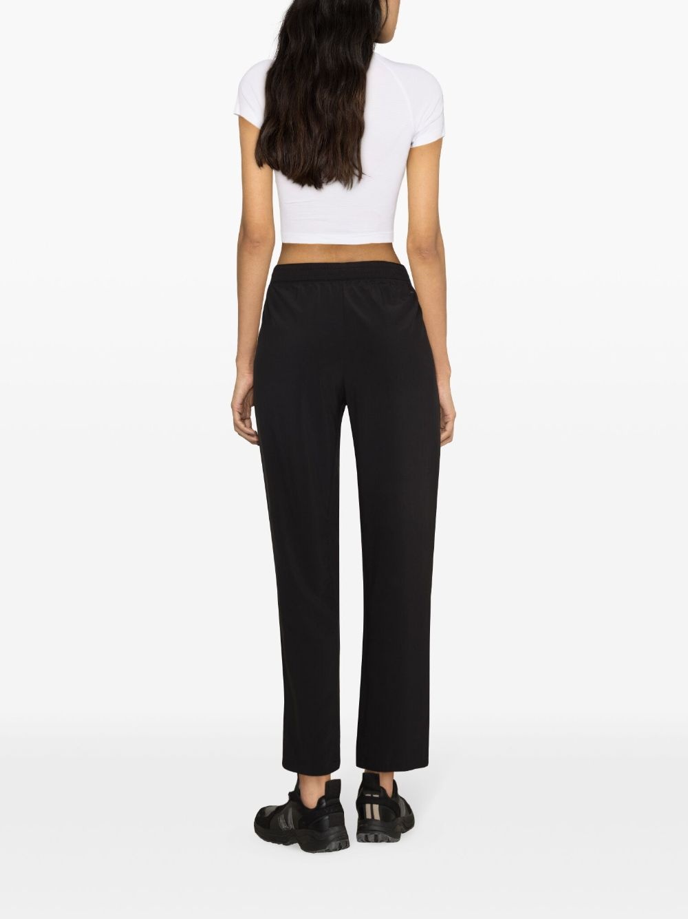 trefoil-logo tapered trousers - 4