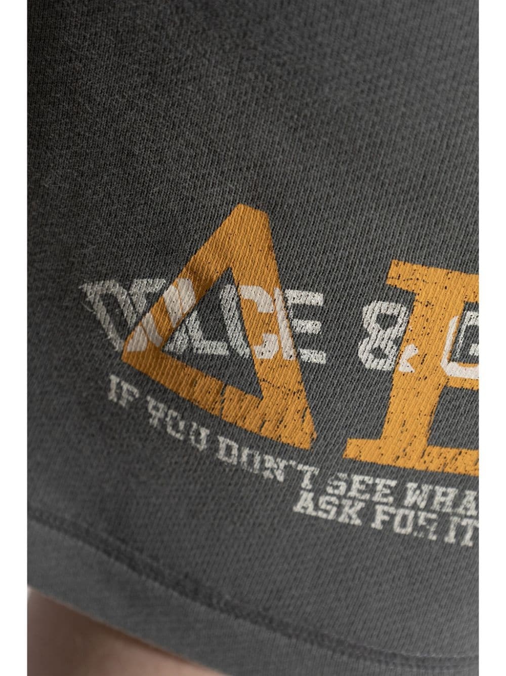 logo-print track shorts - 5