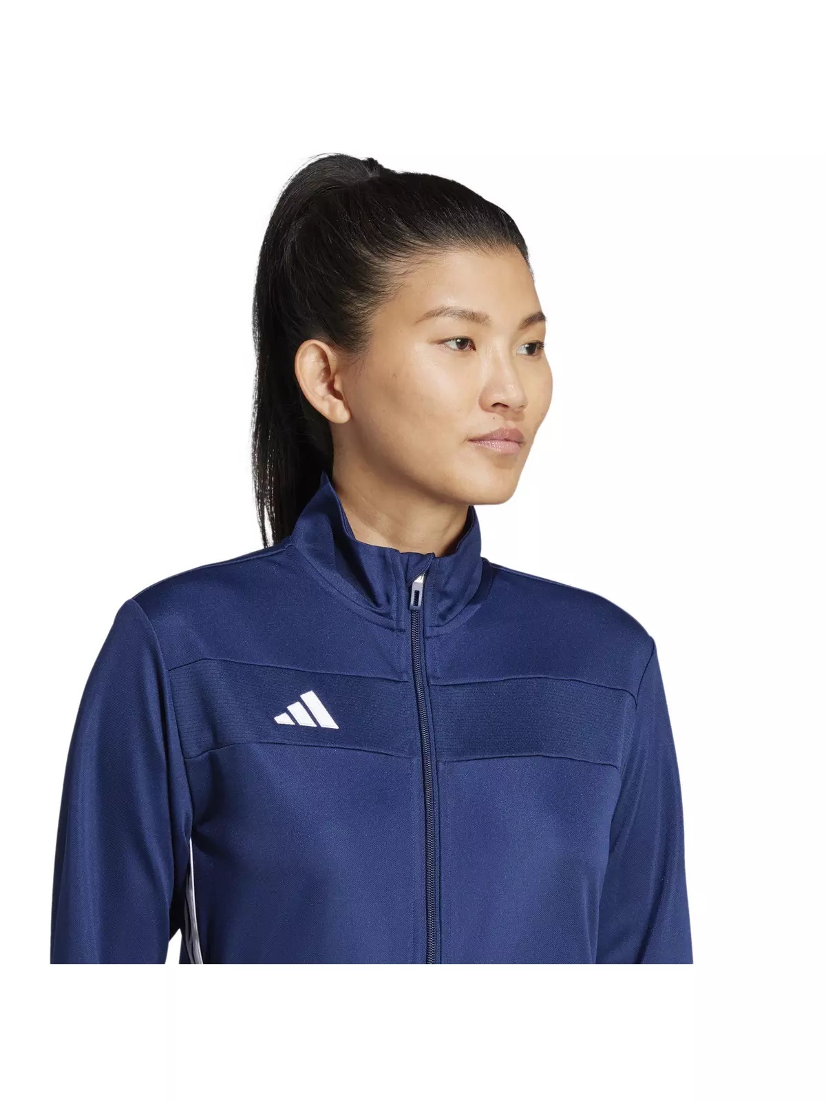 Women's Tiro 25 Essentials Training Track Top -Navy/White - 3