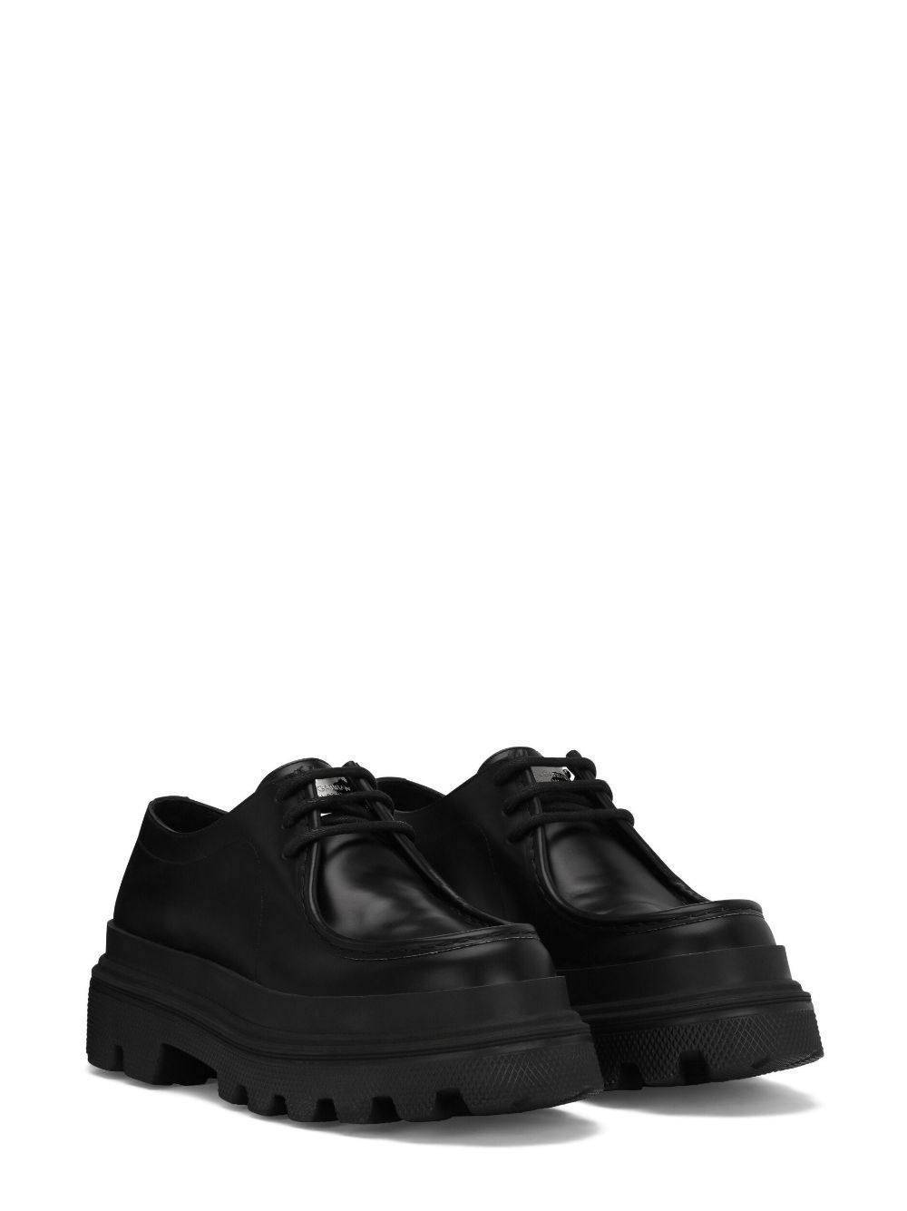 leather derby shoes - 2