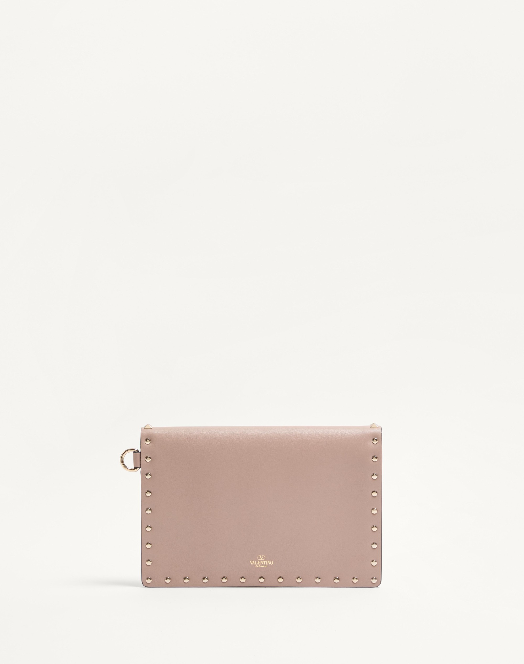 ROCKSTUD CALFSKIN POUCH - 4