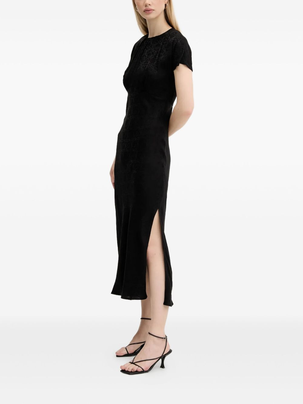 printed midi dress - 2