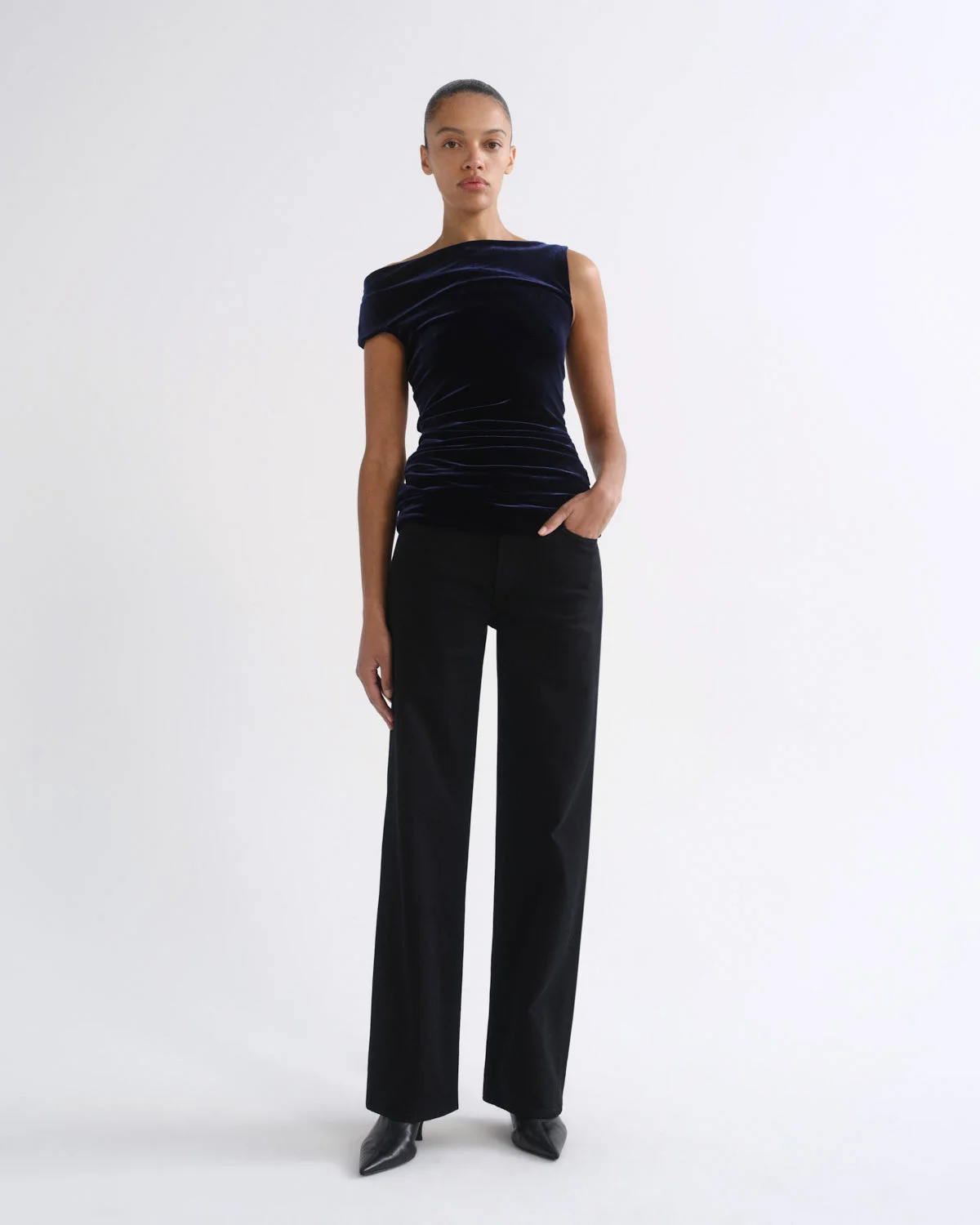 HARPER STRAIGHT JEAN (WEIGHTLESS STRETCH) IN IMMERSION - 1