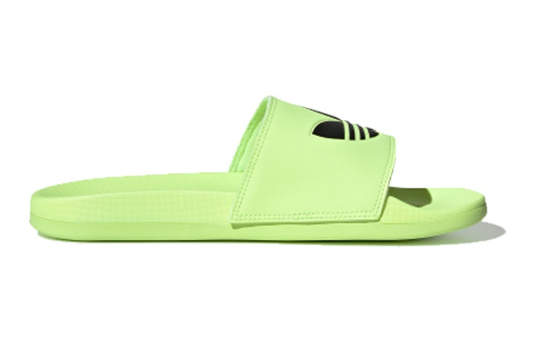 (WMNS) adidas originals Adilette Lite Slipper 'Black Green' EG8677 - 3