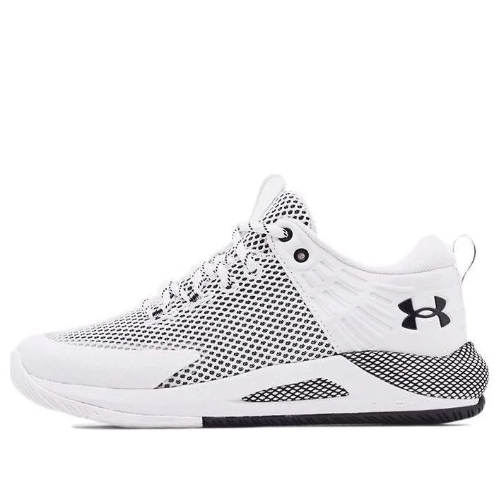 (WMNS) Under Armour HOVR Block City 'White Black' 3023709-101 - 1