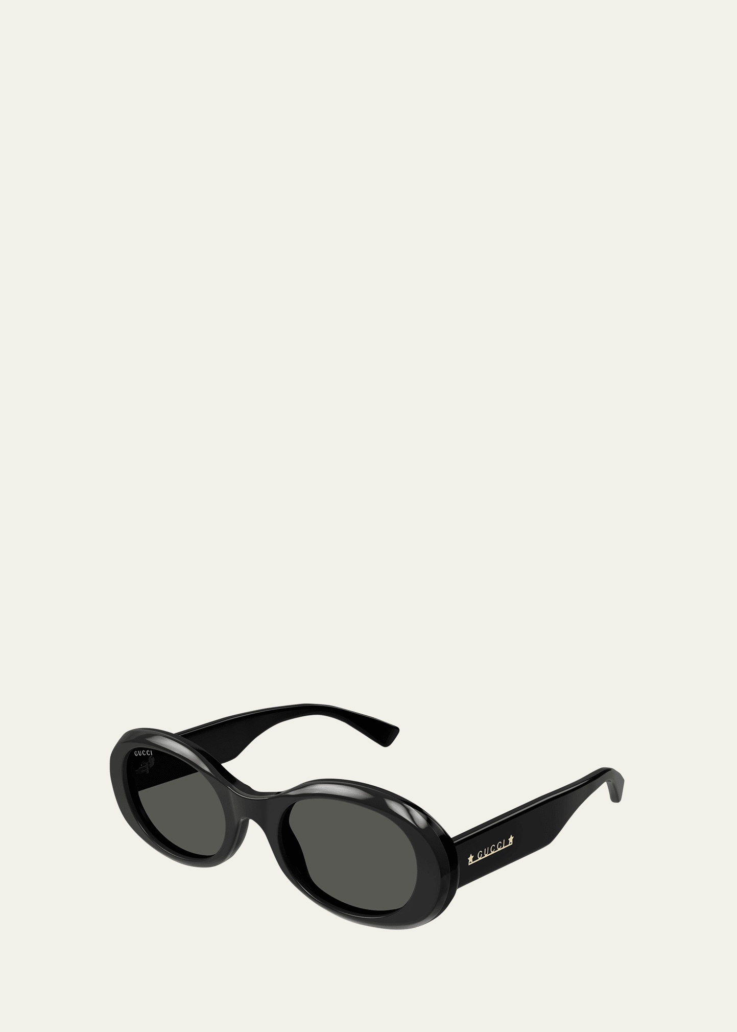 Logo Acetate Oval Sunglasses - 2