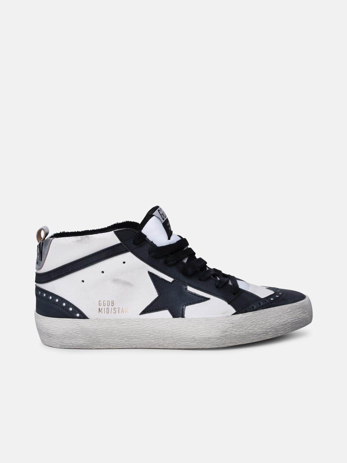 'MID-STAR CLASSIC' WHITE LEATHER SNEAKERS - 1