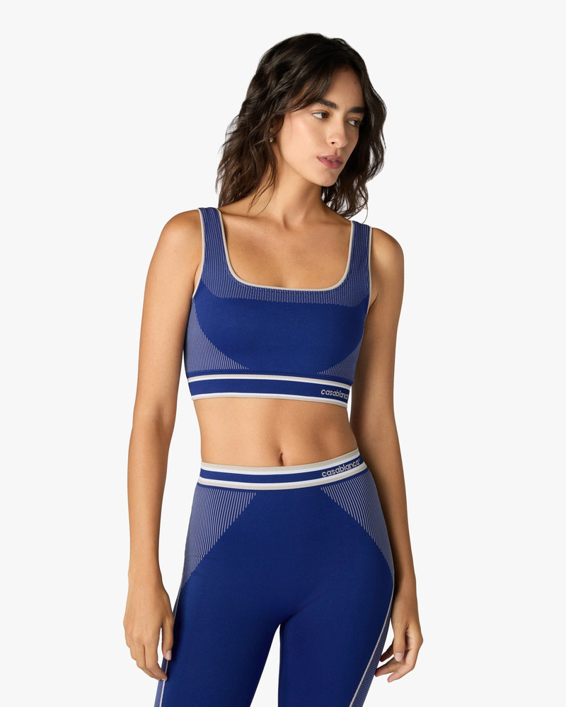 Blue Seamless Bralette 4